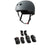 Triple 8 The Certified Sweatsaver Skateboard Helmet + Triple 8 Saver Series High Impact Adult Skateboard Pad Set