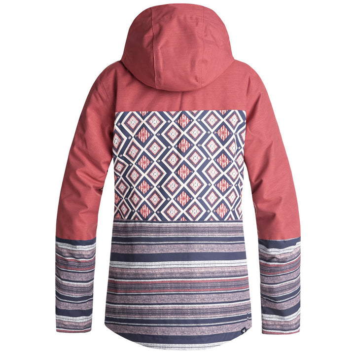 Roxy Jetty Block Jacket - Women's Dusty Cedar_Edit Song Geo