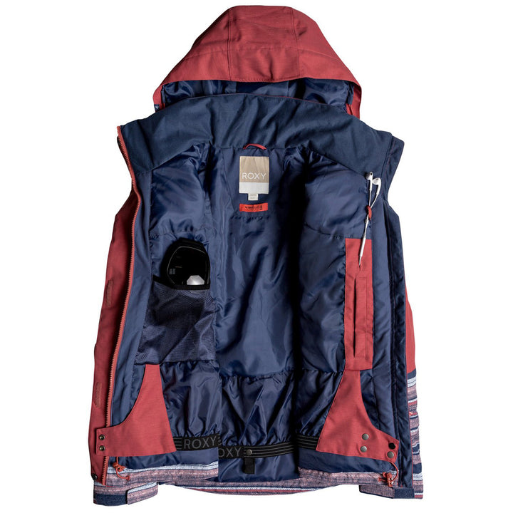 Roxy Jetty Block Jacket - Women's Dusty Cedar_Edit Song Geo