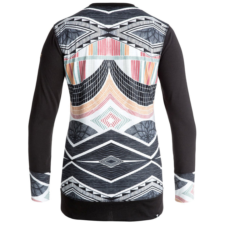 Roxy Daybreak Top - Women's True Black_Pop Snow Lines