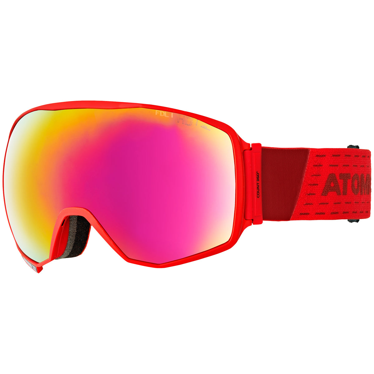 Atomic Count 360 HD Goggles Red