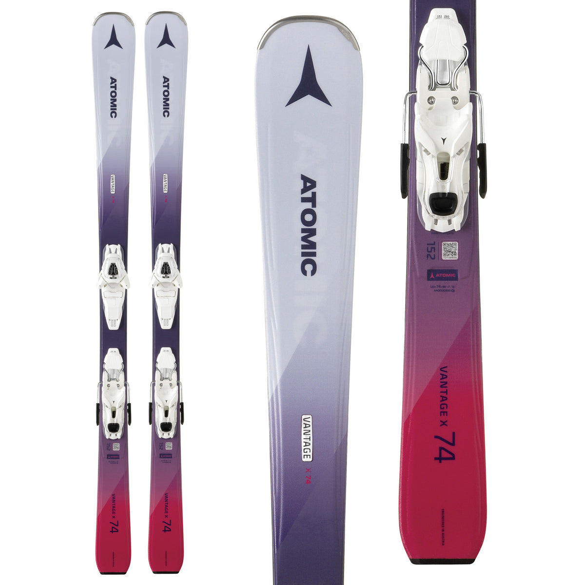 Atomic Vantage X 74 W Skis + Lithium 10 Bindings - Women's 2019