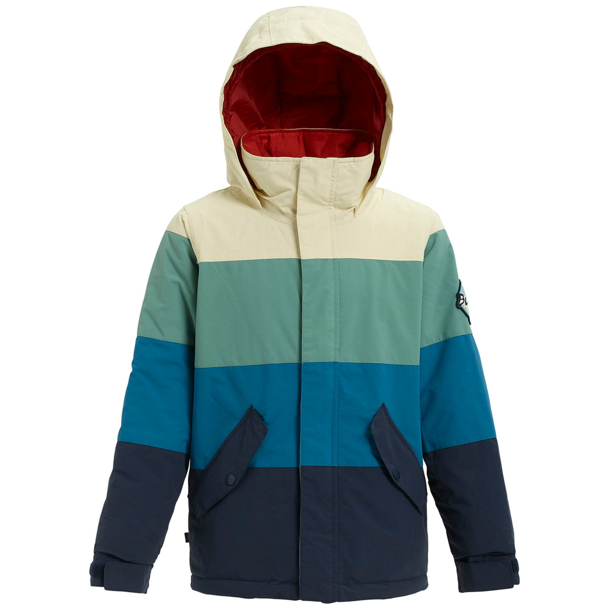 Burton Symbol Jacket - Boys' Canvas/Trellis/Celestial