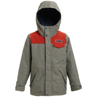 Burton Dugout Jacket - Boys' Bog Heather/Bitters::Bog Heather/Bitters