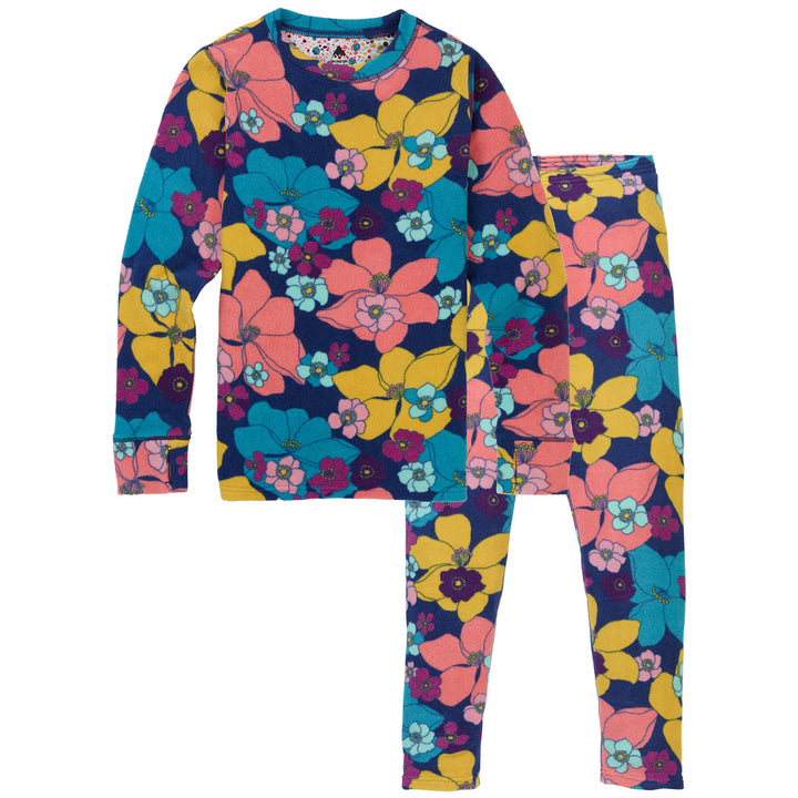 Burton Fleece Baselayer Set - Big Kids' Flowers!