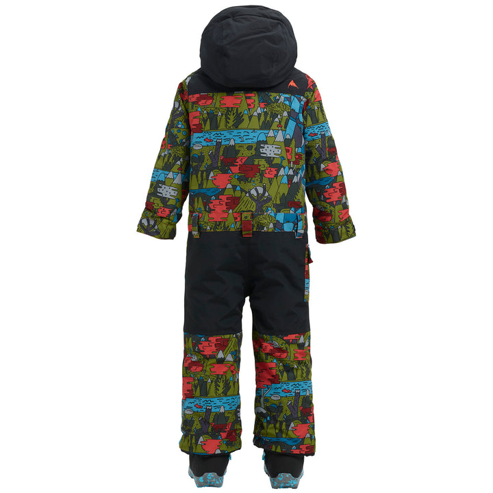 Burton Minishred Striker One-Piece - Little Boys' Neverending Story/True Black
