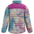 Burton Evergreen Down Jacket - Big Girls' Stone White Dots/Grapeseed