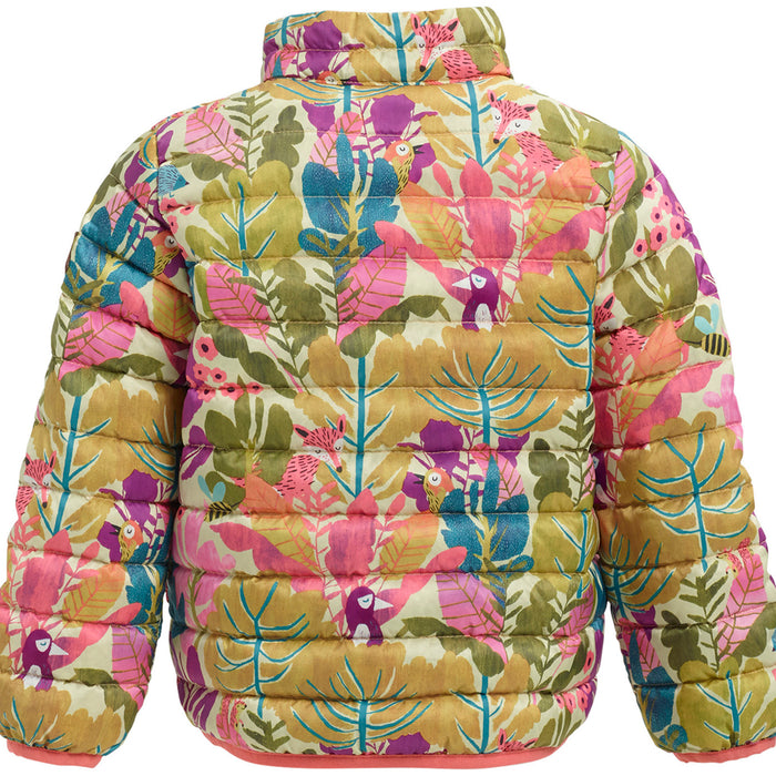 Burton Minishred Evergreen Down Jacket - Toddlers' Forest Friends/Georgia Peach