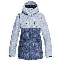 DC Cruiser Jacket - Women's Dark Blue Acid Wash Denim::Dark Blue Acid Wash Denim