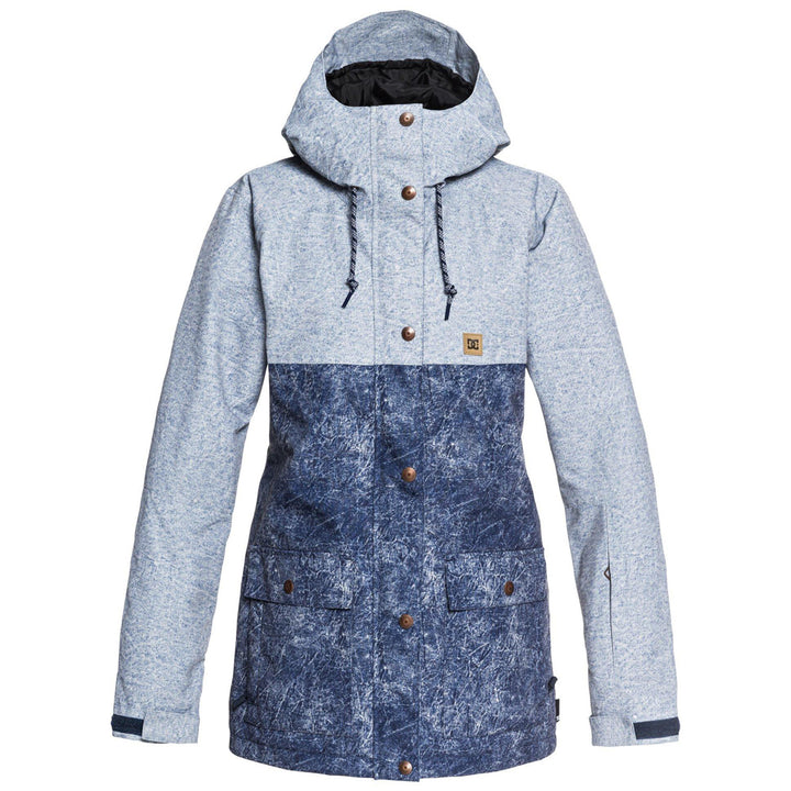 DC Cruiser Jacket - Women's Dark Blue Acid Wash Denim