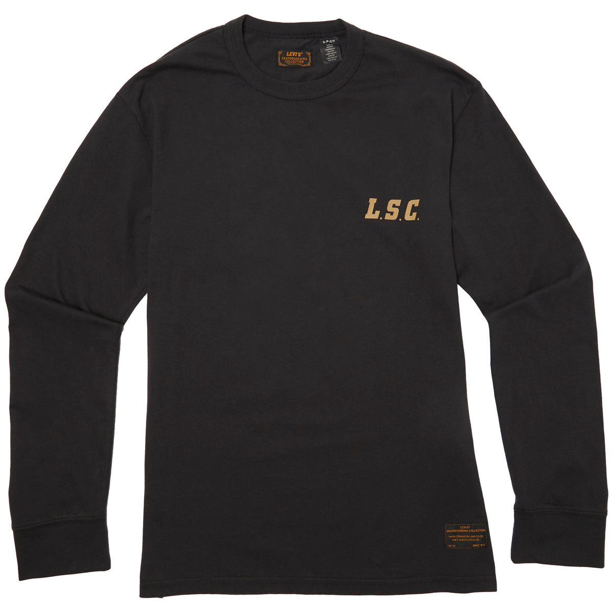 Levi's Skate Graphic Long-Sleeve T-Shirt Black Base/Tan Graphic