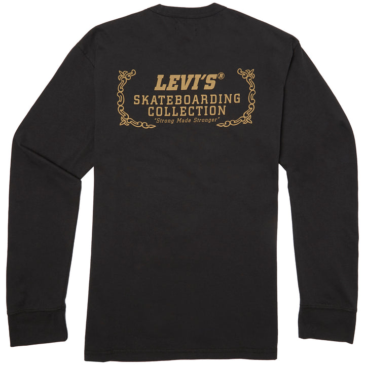 Levi's Skate Graphic Long-Sleeve T-Shirt Black Base/Tan Graphic
