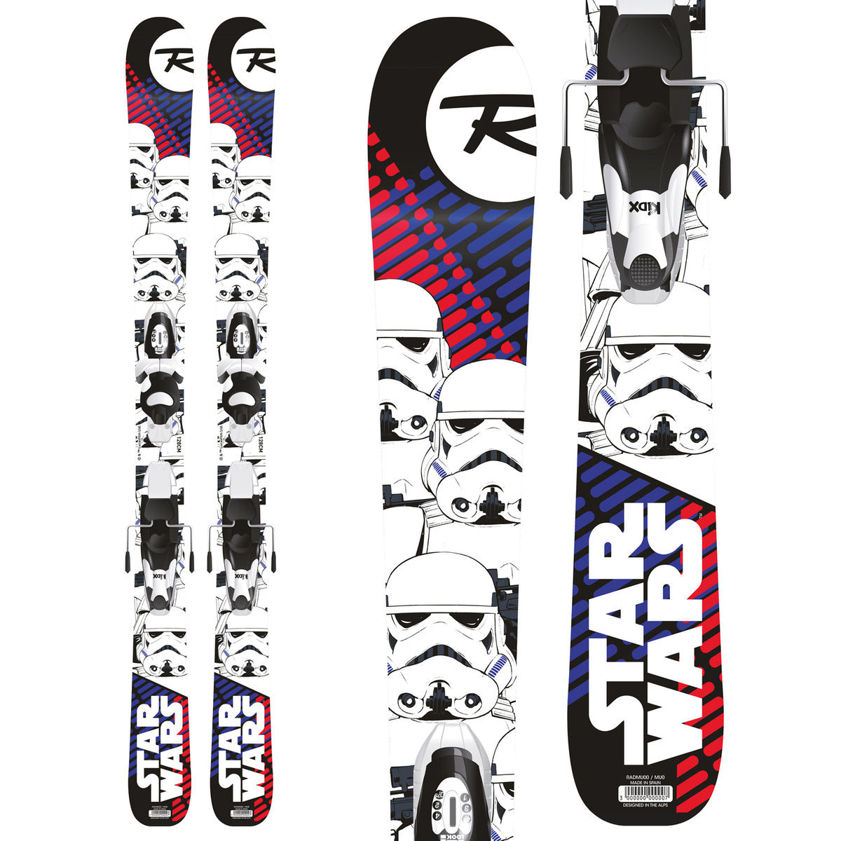 Rossignol Star Wars Skis + Kid-X4 Bindings - Kids' 2019