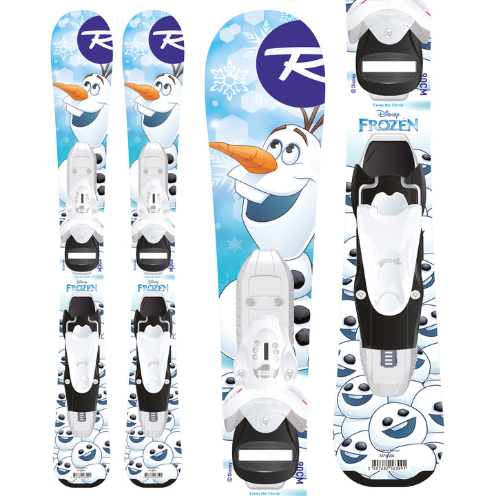 Rossignol Frozen Baby Skis + Kid-X 4 Bindings - Little Girls' 2019