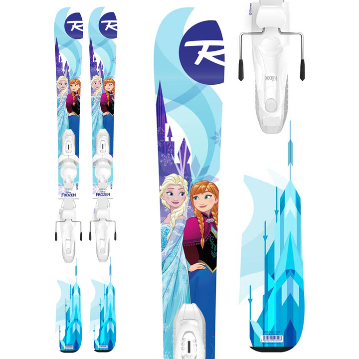 Rossignol Frozen Skis + Kid-X 4 Bindings - Little Girls' 2019