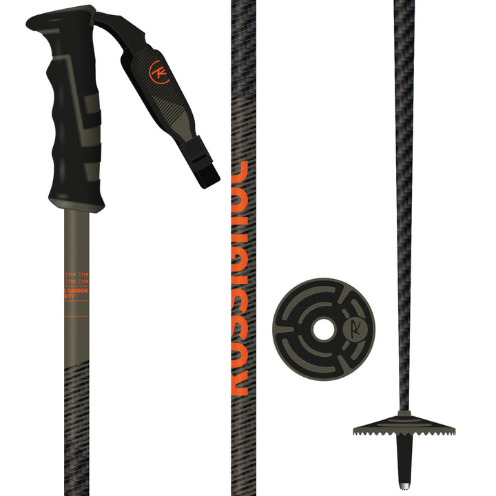 Rossignol Tactic Carbon 40 Safety Ski Poles 2020