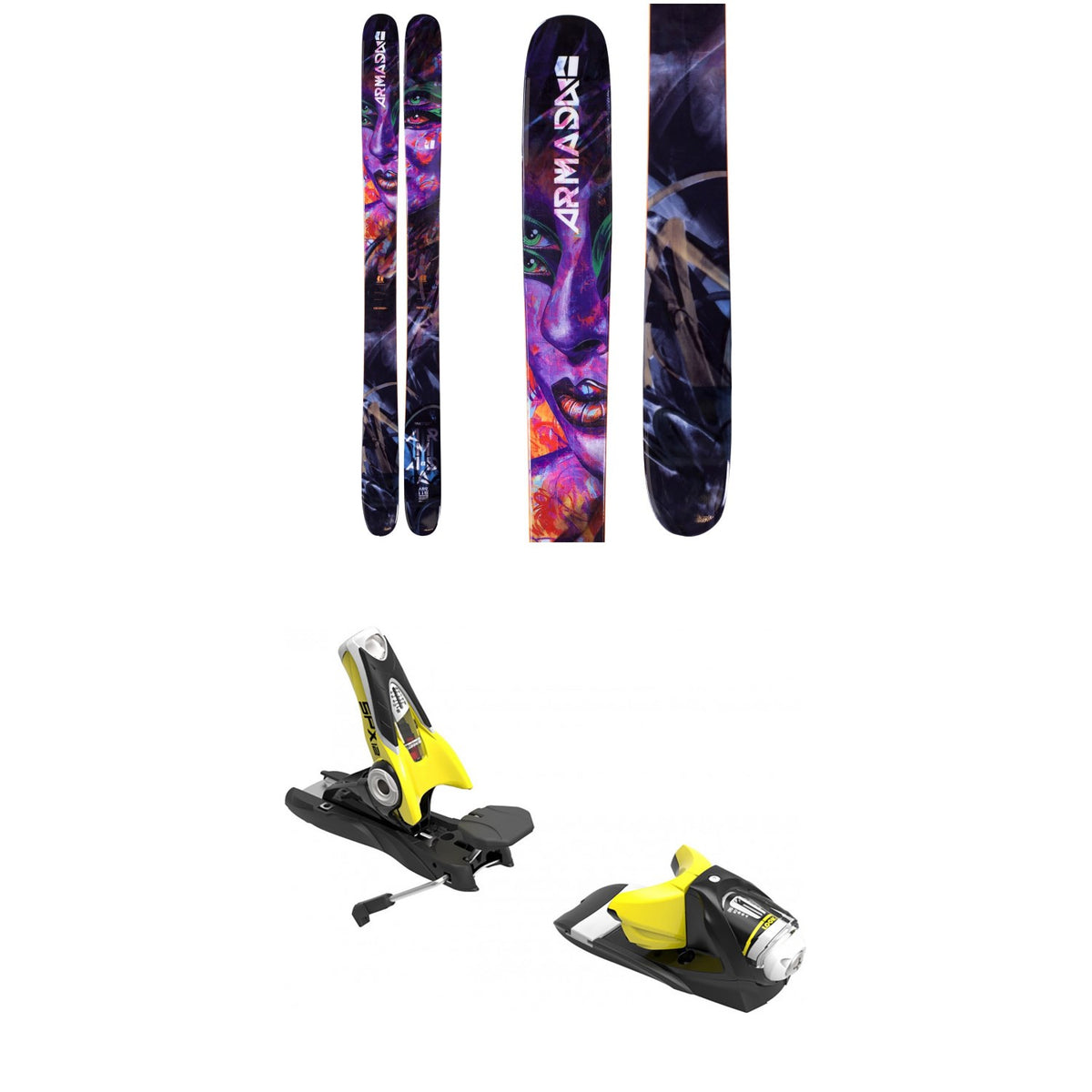 Armada ARV 116 JJ Skis 2018 + Look SPX 12 Dual WTR Ski Bindings 2017