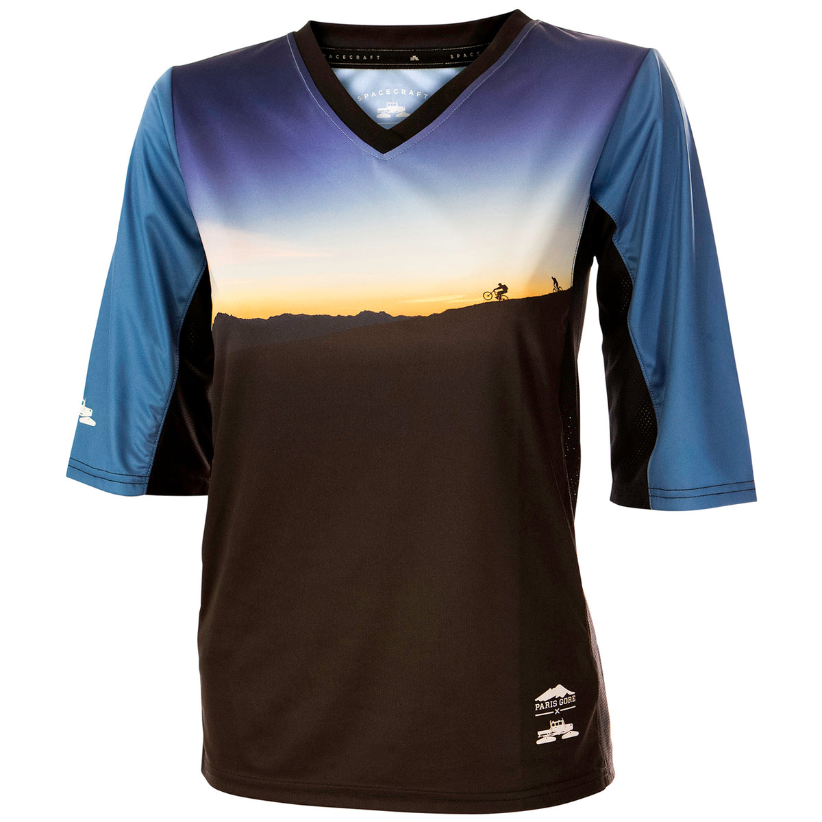 Spacecraft Mountain Ridge 3/4 Sleeve Jersey - Women's Sunset