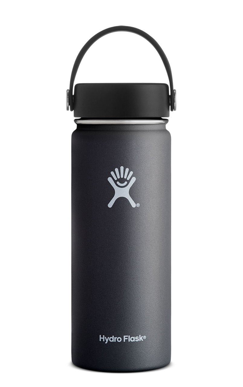 Hydro Flask 18oz Wide Mouth Water Bottle Black