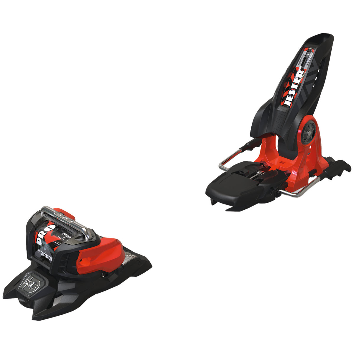 Marker Jester 18 Pro ID Ski Bindings 2020 Black/Flo/Red
