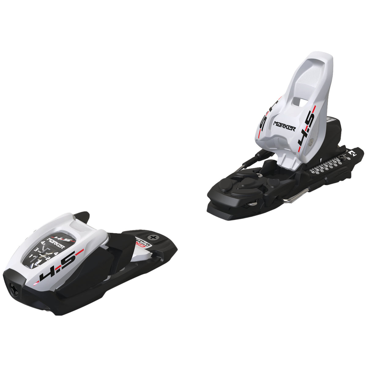 Marker 4.5 Ski Bindings - Little Kids' 2019 White/Black