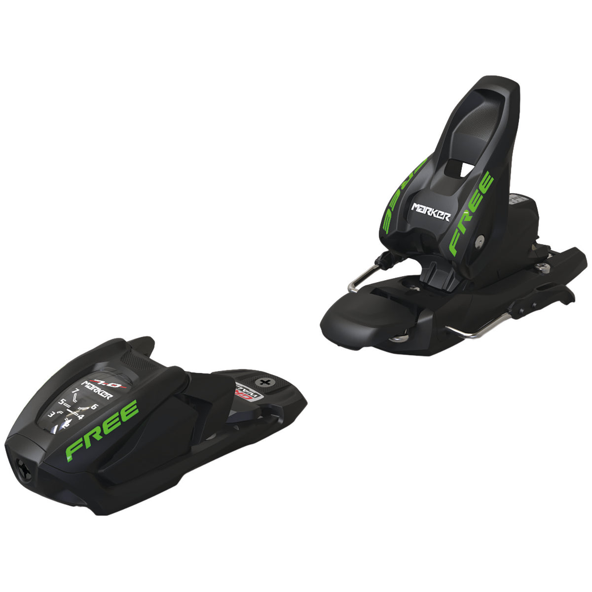 Marker Free 7 Ski Bindings - Kids' 2019 Black