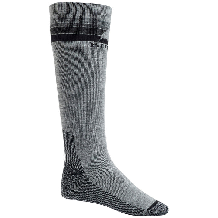 Burton Emblem Midweight Socks Gray Heather