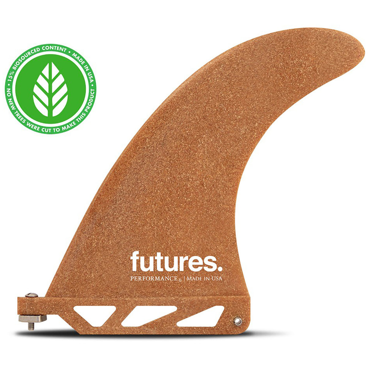Futures 6" Performance RWC Longboard Fin Sawdust