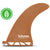 Futures 7" Performance RWC Longboard Fin Sawdust