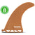 Futures 8" Performance RWC Longboard Fin Sawdust