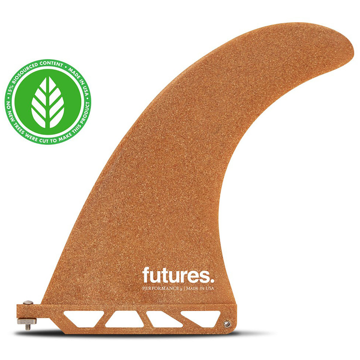 Futures 8" Performance RWC Longboard Fin Sawdust