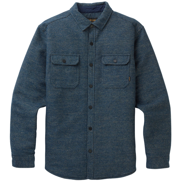 Burton Brighton Insulated Flannel Mood Indigo Twill Yard Dye