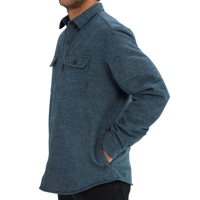 Burton Brighton Insulated Flannel Mood Indigo Twill Yard Dye