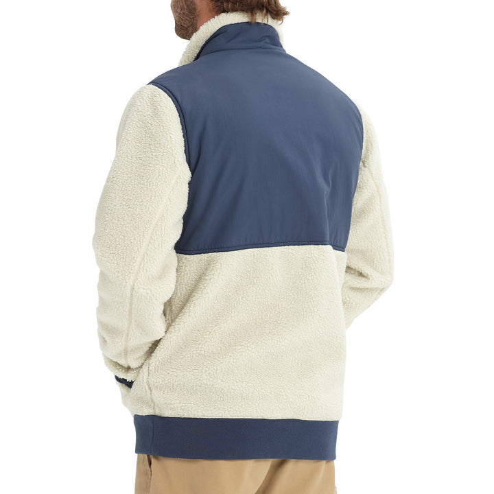 Burton Bower Full-Zip Fleece Jacket Bone White/Mood Indigo
