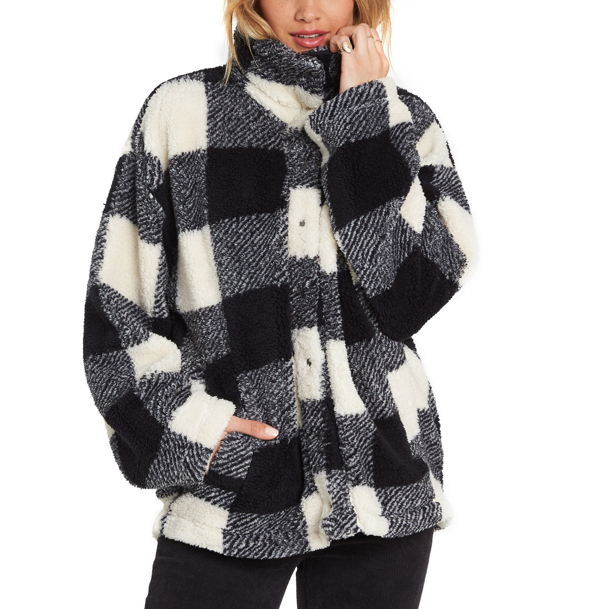 Billabong Cozy Days Jacket - Women's Black/White