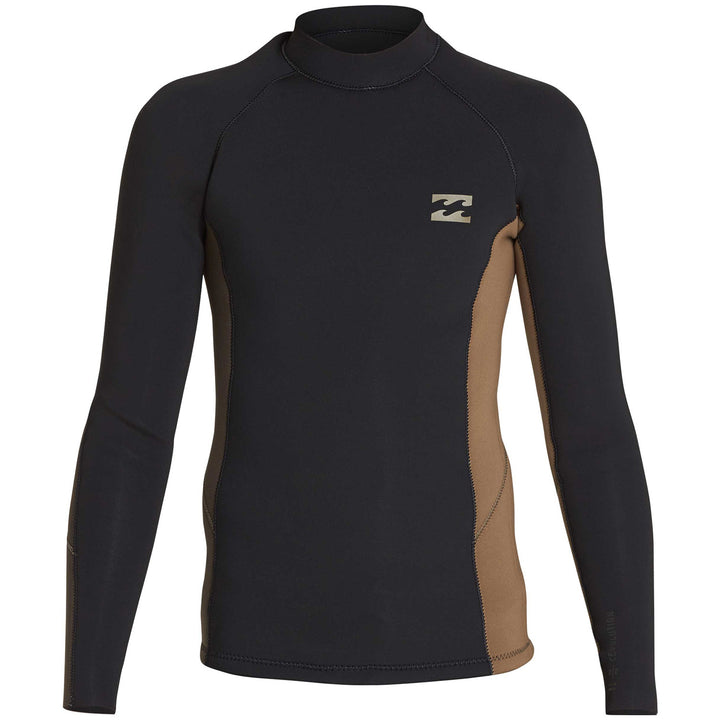 Billabong 2mm Revolution Interchange Long Sleeve Wetsuit Jacket - Boys' Black