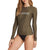Billabong Core Performance Long Sleeve Rashguard - Women's Dark Olive