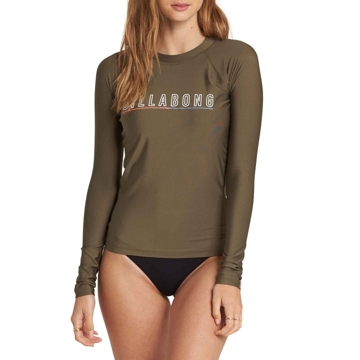 Billabong Core Performance Long Sleeve Rashguard - Women's Dark Olive