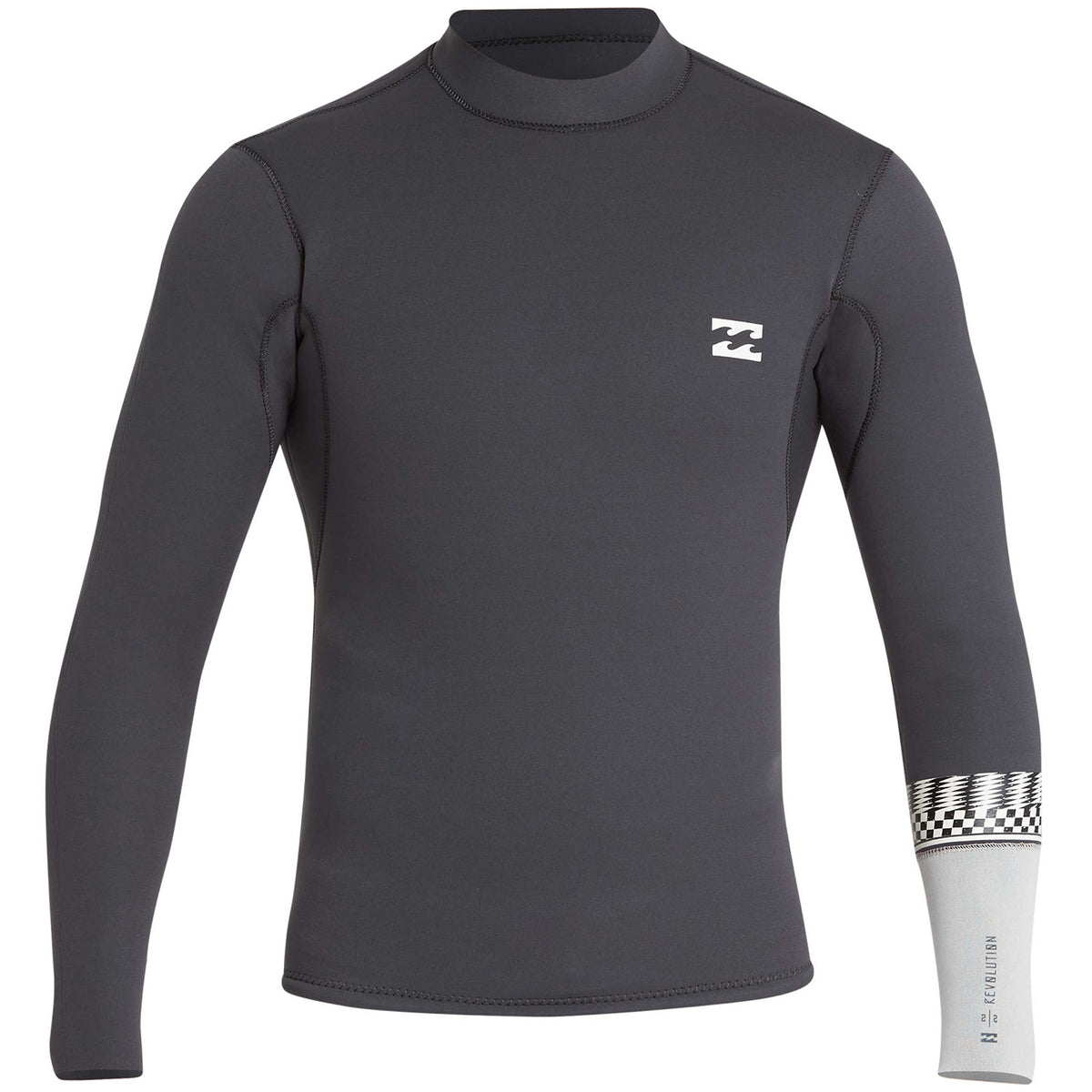 Billabong 2mm Revolution DBah Long Sleeve Wetsuit Jacket Graphite