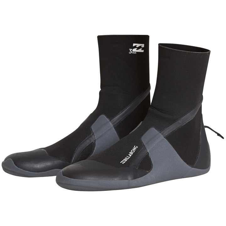 Billabong 3mm Furnace Absolute Round Toe Wetsuit Booties - Kids' Black