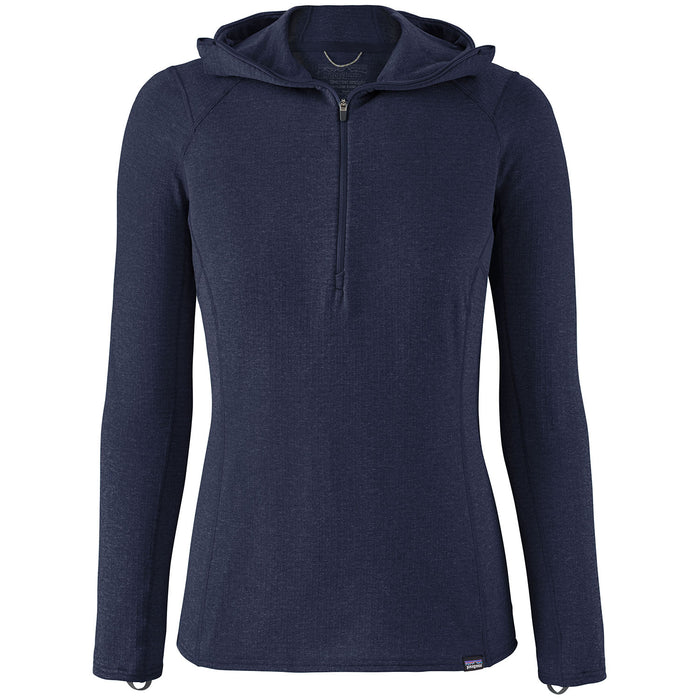 Patagonia Capilene® Thermal Weight Zip-Neck Hoodie - Women's Navy Blue
