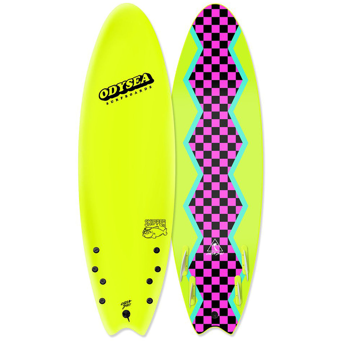 Catch Surf Odysea 6'6" Skipper Quad-Fin Surfboard Electric Lemon 18