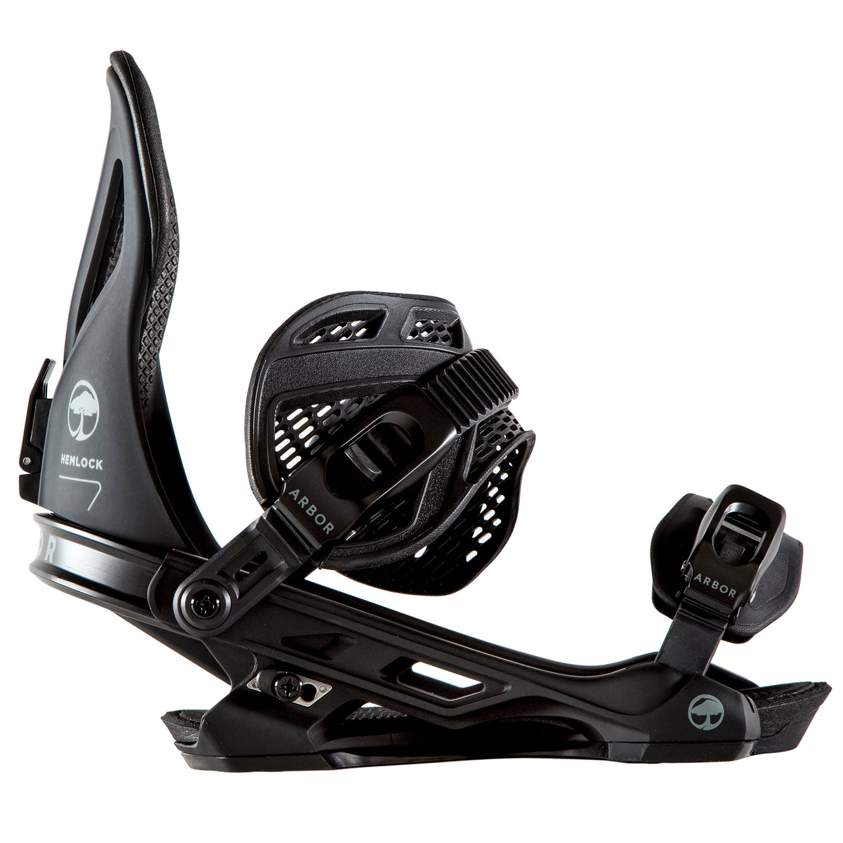 Arbor Hemlock Snowboard Bindings 2019 Black