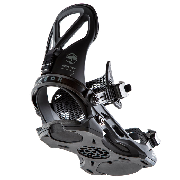 Arbor Hemlock Snowboard Bindings 2019 Black