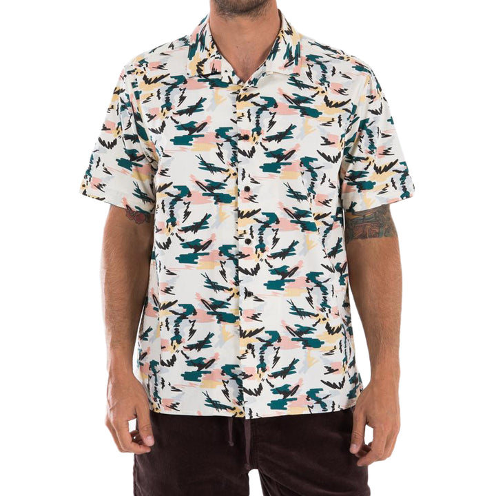 Katin Palm Trees Short-Sleeve Shirt Wool