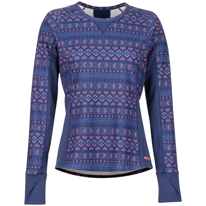 Marmot Midweight Meghan Crew - Women's Arctic Navy Yucatan