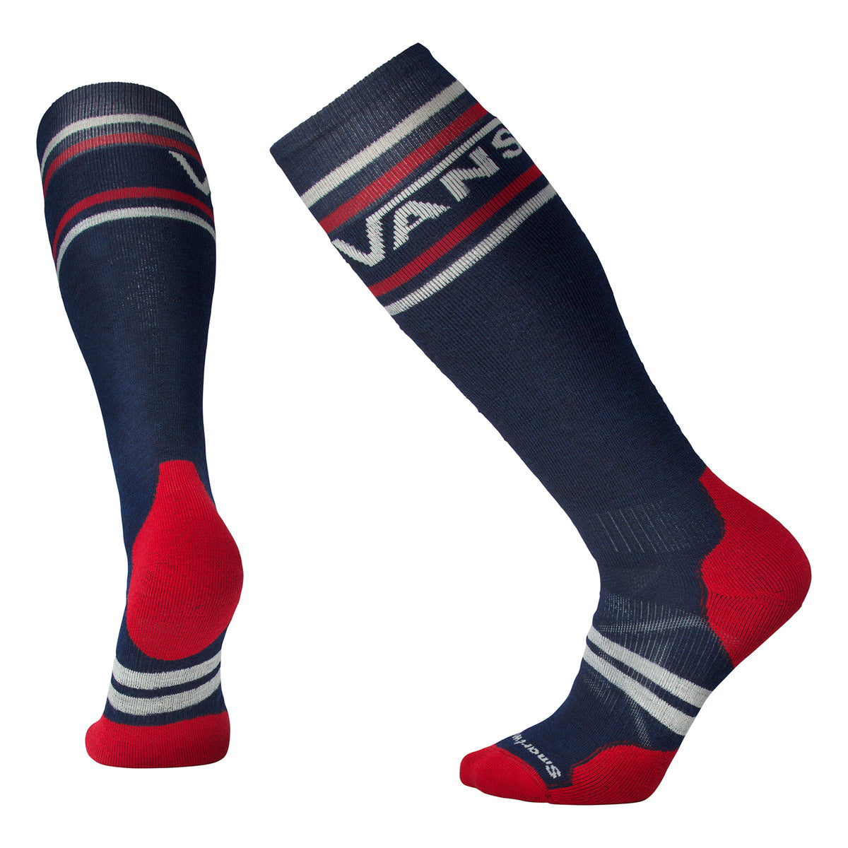 Smartwool PhD Slopestyle Medium VANS Stripes Socks Deep Navy