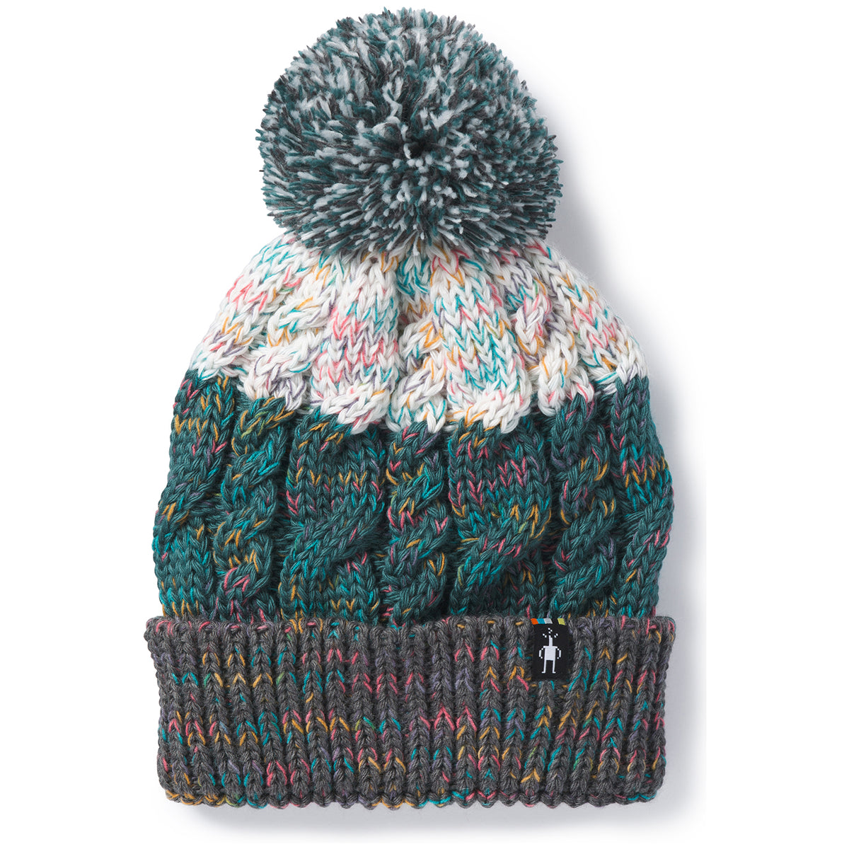 Smartwool Isto Retro Beanie Mediterranean Green Heather