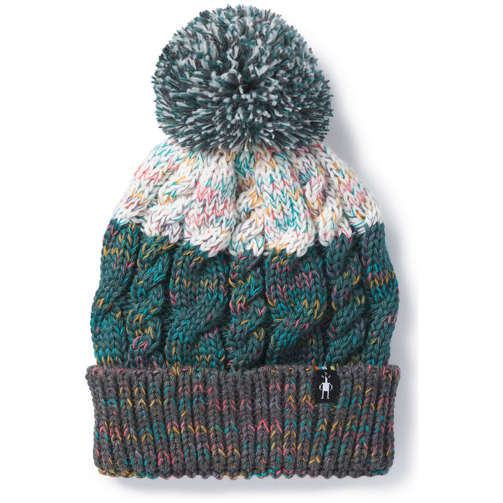 Smartwool Isto Retro Beanie Mediterranean Green Heather