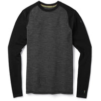 Smartwool Merino 250 Pattern Base Layer Crew Top Black/Black::Black/Black
